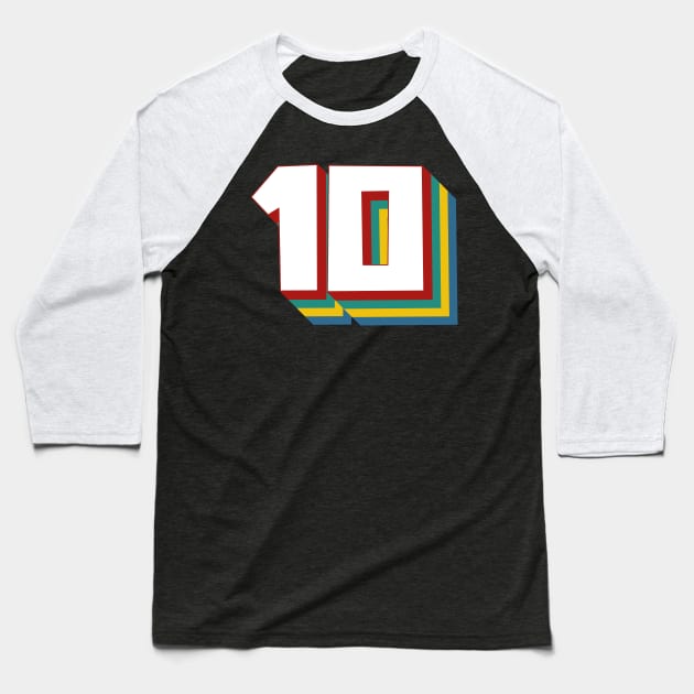 Number 10 Baseball T-Shirt by n23tees